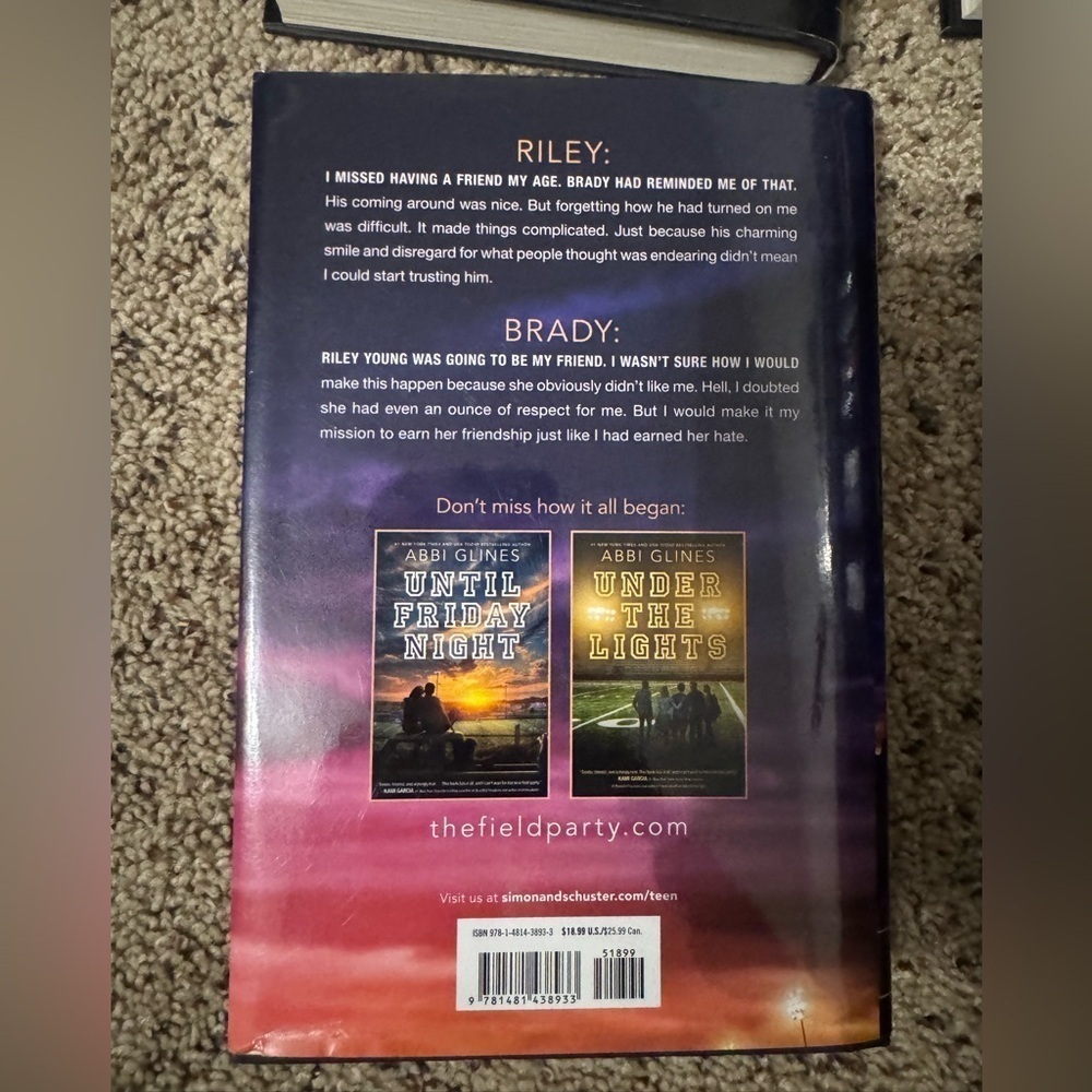 4 books from the Field Party Series by Abbi Glines all hardback - Picture 12 of 16
